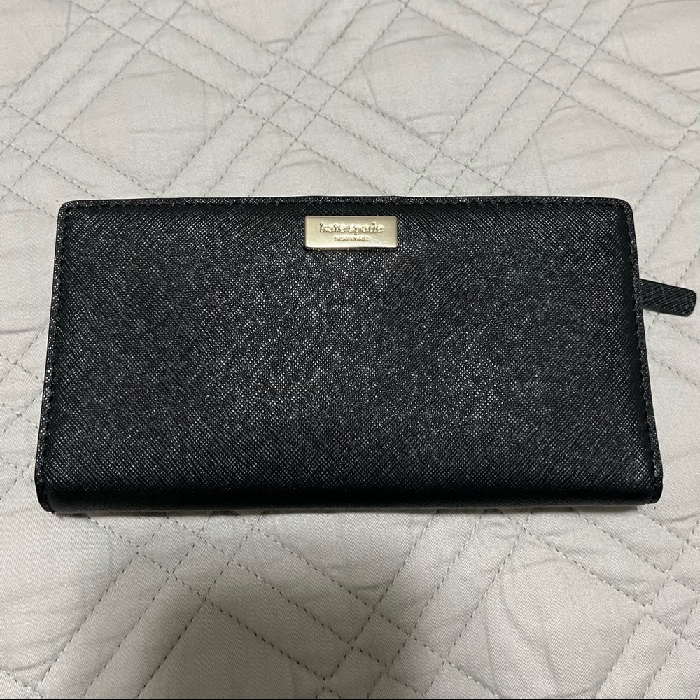 Kate Spade NY Black Stacy Newbury Lane Wallet -NWT - Picture 6 of 8